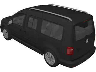 Volkswagen Caddy (2016) 3D Model