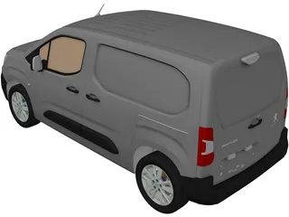 Peugeot Partner (2019) 3D Model