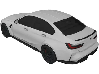 BMW M3 Competition (2021) 3D Model