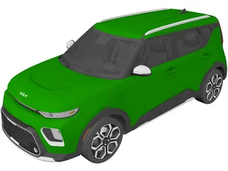 Kia Soul EX (2020) 3D Model