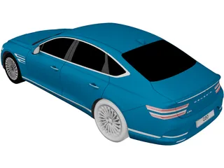 Hyundai Genesis G80 Electrified (2020) 3D Model