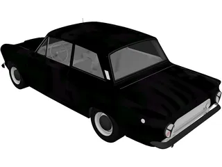 Lotus Cortina 3D Model