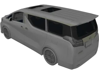 Toyota Alphard (2017) 3D Model