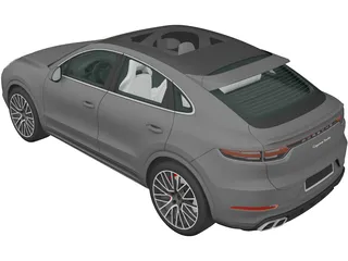 Porsche Cayenne Turbo Coupe (2020) 3D Model