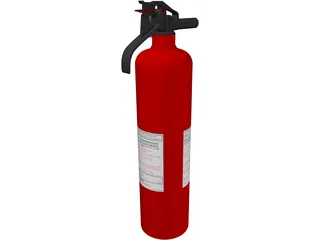 Fire Extinguisher 3D Model