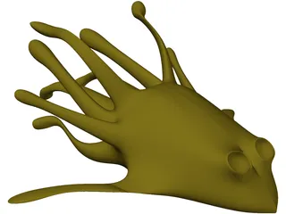 Extra Terrestial Fish 3D Model