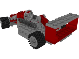 Lego Car 3D Model