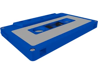 Audio Cassette Tape 3D Model