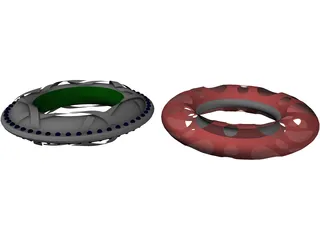 Custom Jewelry Chain Links 3D Model