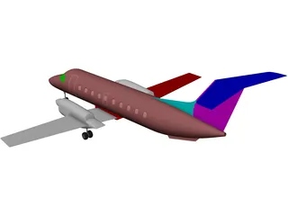 Embraer EMB 120 Brasilia 3D Model