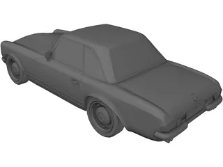 Mercedes-Benz 280 SL (1969) 3D Model