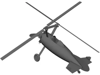 Autogyro Bushman 3D Model