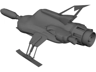UFO Interceptor 3D Model