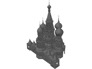 Sobor Vasily Blagenni 3D Model