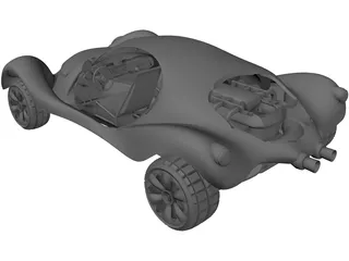 Beach Buggy 3D Model
