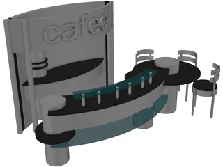 Cafee Corner 3D Model
