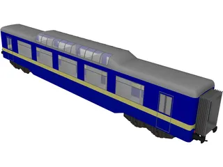 Train Personal Wagon 3D Model