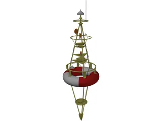 Harbor Buoy 3D Model