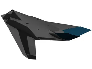 F-117 3D Model