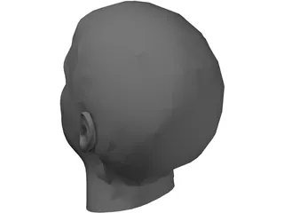 Man Head 3D Model