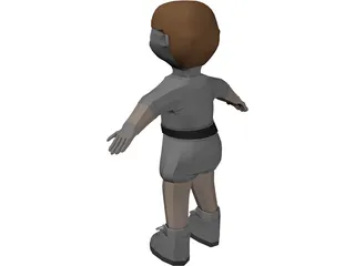 Doll Boy 3D Model