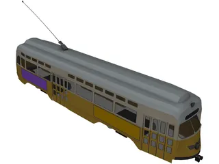 Train Car 3D Model