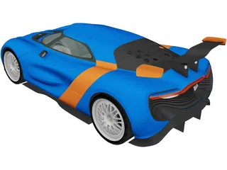 Renault Alpine A110-50 (2012) 3D Model