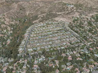 Hollywood Hills, USA (2021) 3D Model