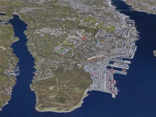 Halifax City, Canada (2021) 3D Model