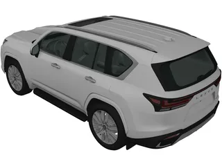 Lexus LX600 (2021) 3D Model