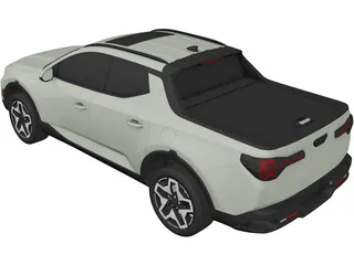 Hyundai Santa Cruz (2022) 3D Model