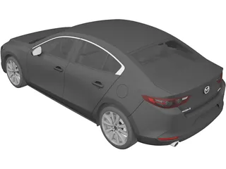 Mazda 3 Sedan (2020) 3D Model