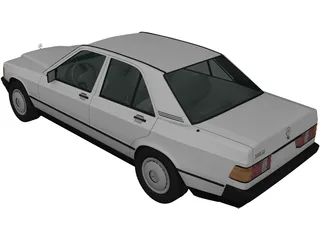 Mercedes-Benz 190 (1982) 3D Model