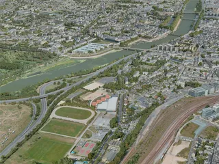 Angers City, France (2021) 3D Model