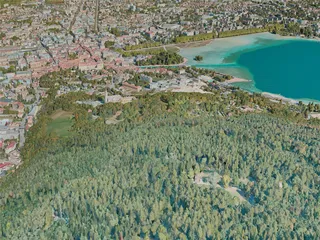 Annecy City, France (2021) 3D Model