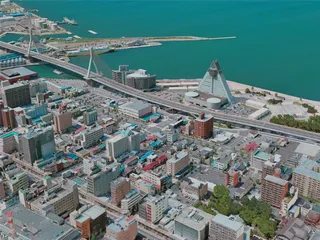 Aomori City, Japan (2021) 3D Model