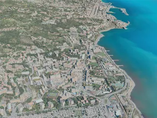 Bastia City, France (2021) 3D Model