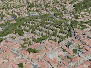 Beziers City, France (2021) 3D Model