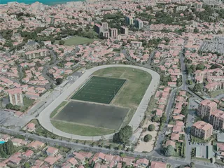 Biarritz City, France (2021) 3D Model