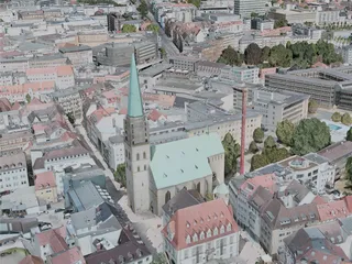 Bielefeld City, Germany (2021) 3D Model