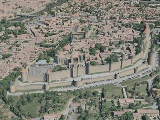 Carcassonne City, France (2021) 3D Model