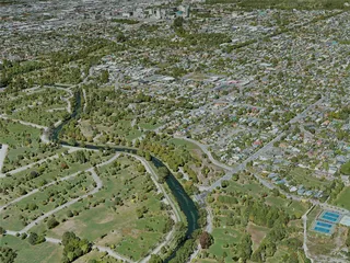 Christchurch City, New Zealand (2021) 3D Model