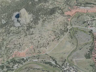 Devils Tower, USA (2021) 3D Model