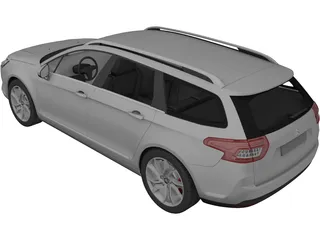 Citroen C5 Estate 3D Model