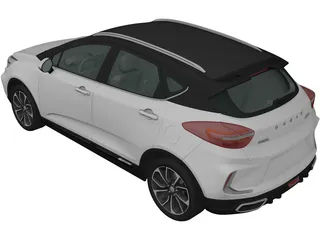Geely Emgrand GS Dynamic (2019) 3D Model