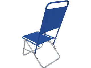 Folding Chair 3D Model