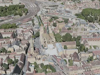 Dijon City, France (2021) 3D Model