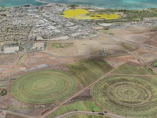 Kahului City, USA (2021) 3D Model