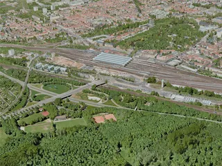 Karlsruhe City, Germany (2021) 3D Model