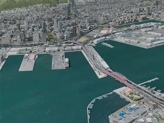 Kobe City, Japan (2021) 3D Model